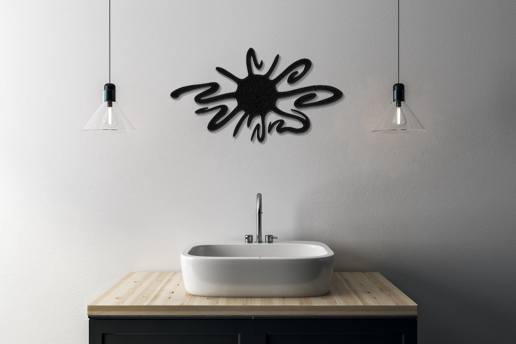 Sea Urchin Metal Wall Art