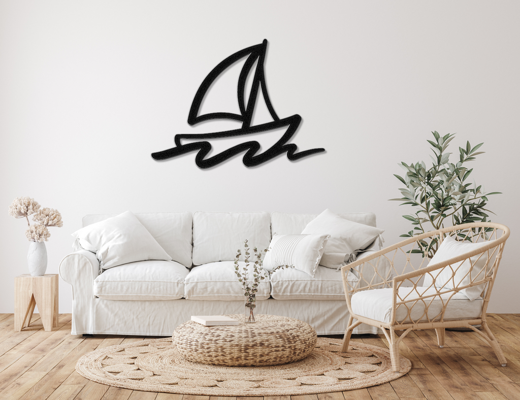 Sailboat Metal Wall Art