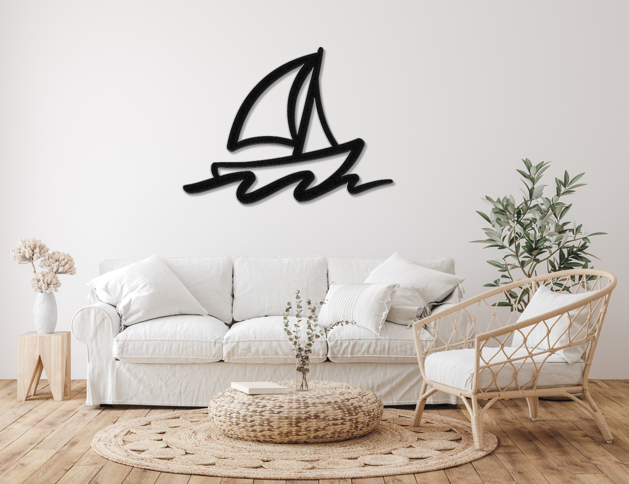 Sailboat Metal Wall Art
