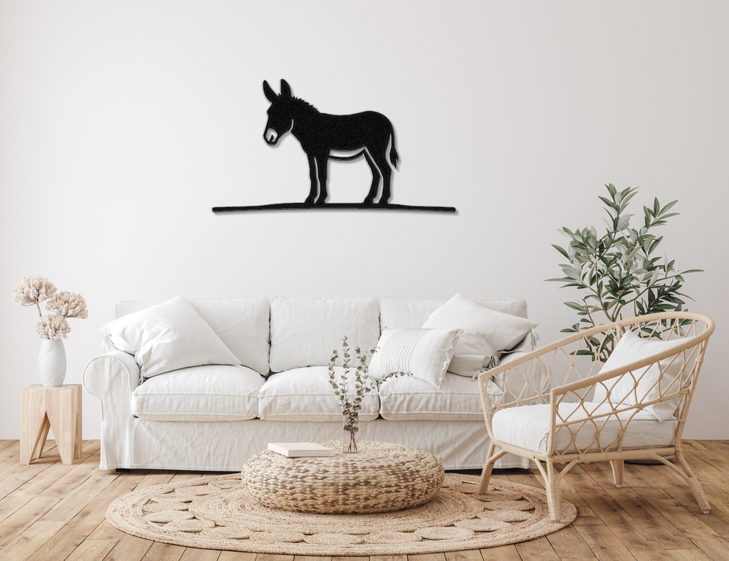 Burro Metal Wall Art