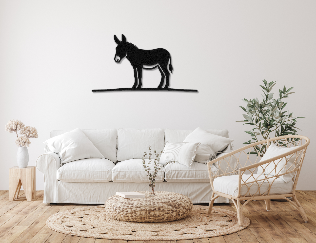 Burro Metal Wall Art