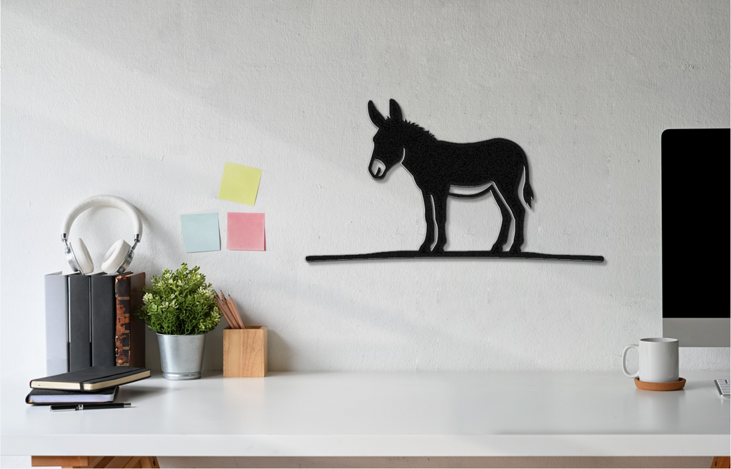 Burro Metal Wall Art