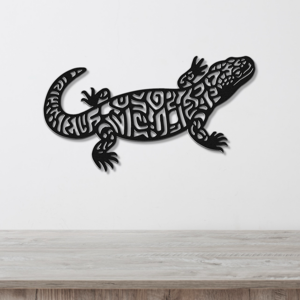 Gila Monster Metal Wall Art