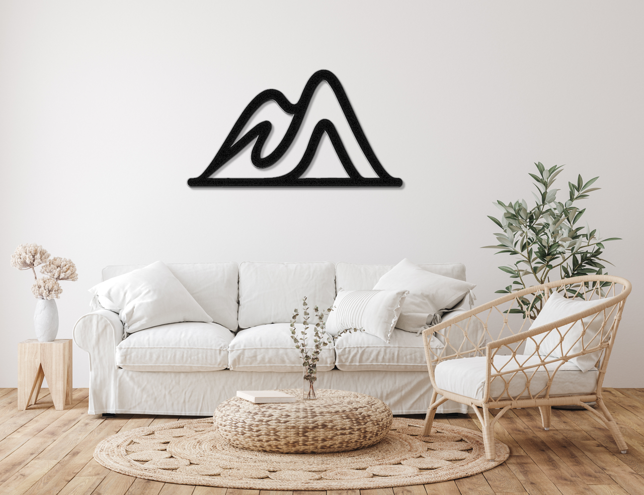 Mountains Metal Wall Art