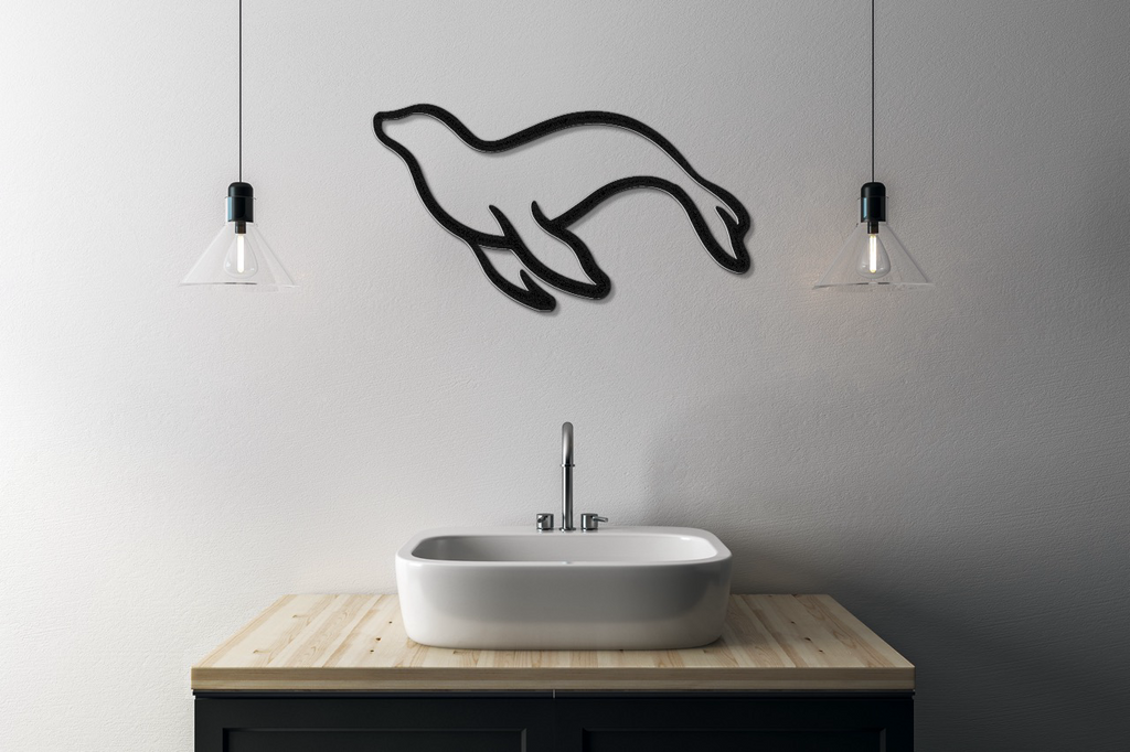 Sea Lion Metal Wall Art