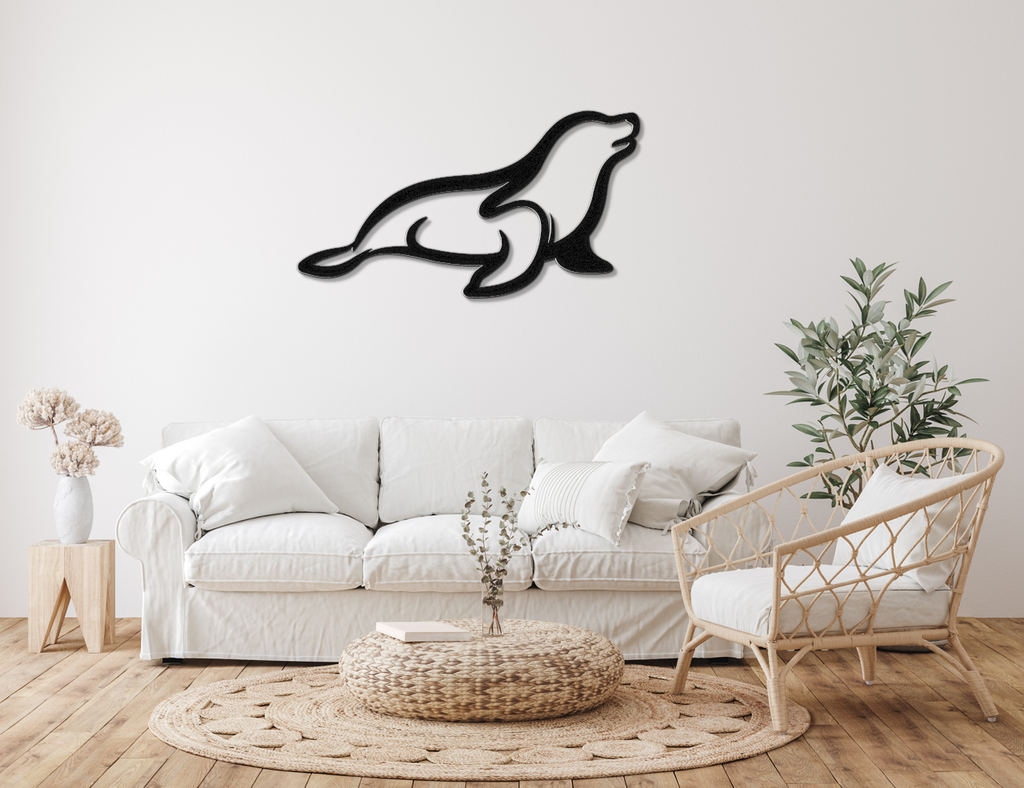 Sea Lion Metal Wall Art