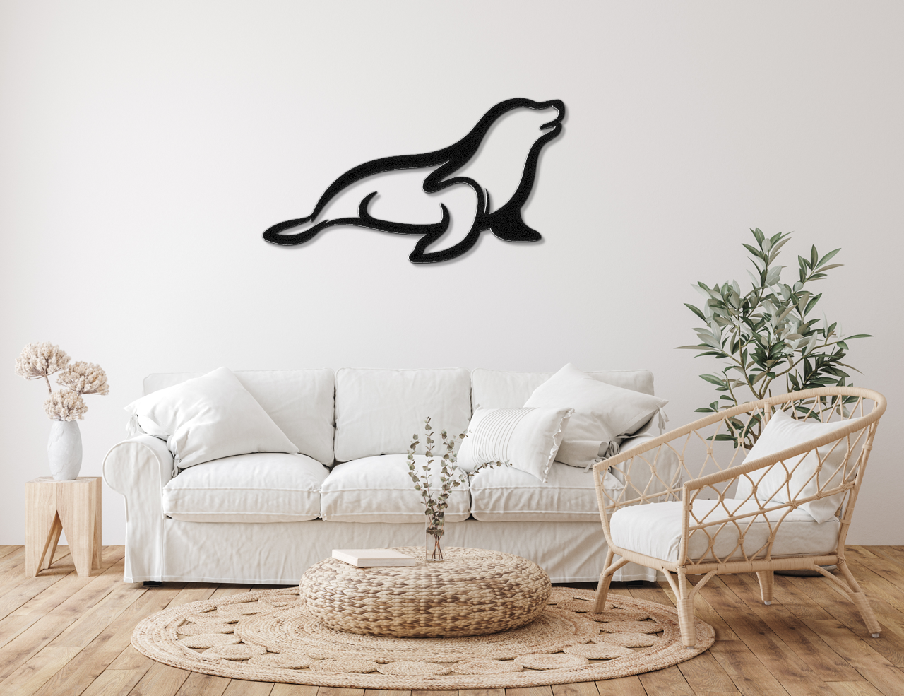 Sea Lion Metal Wall Art
