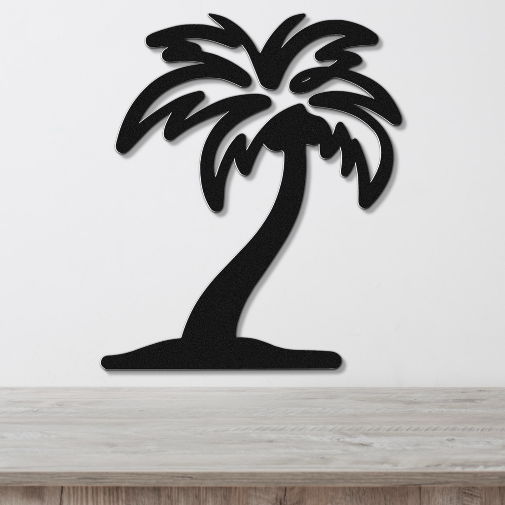 Palm Tree Metal Wall Art