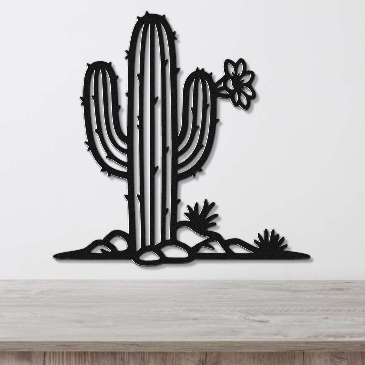 Saguaro Cactus Metal Wall Art