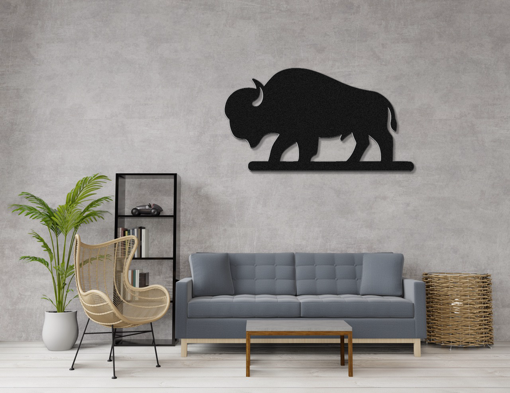 Buffalo Metal Wall Art