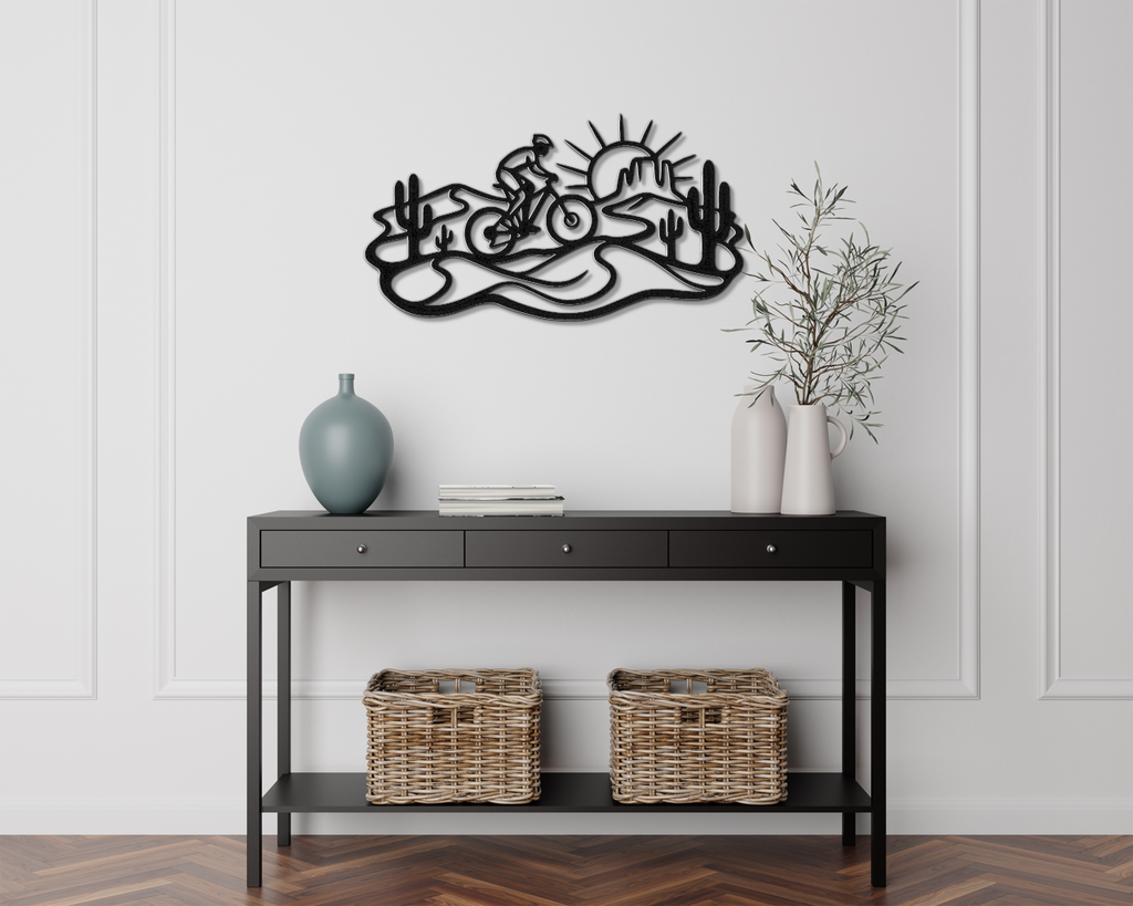 Arizona Cycling Metal Wall Art
