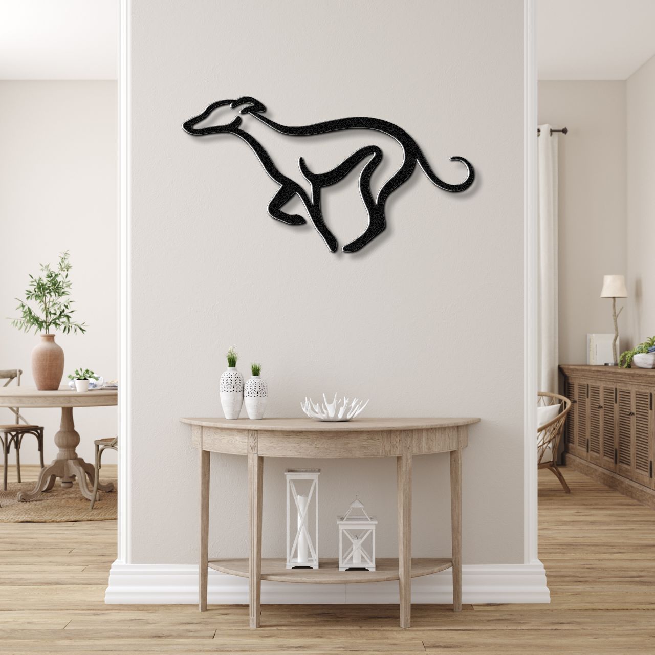 Greyhound Metal Wall Art