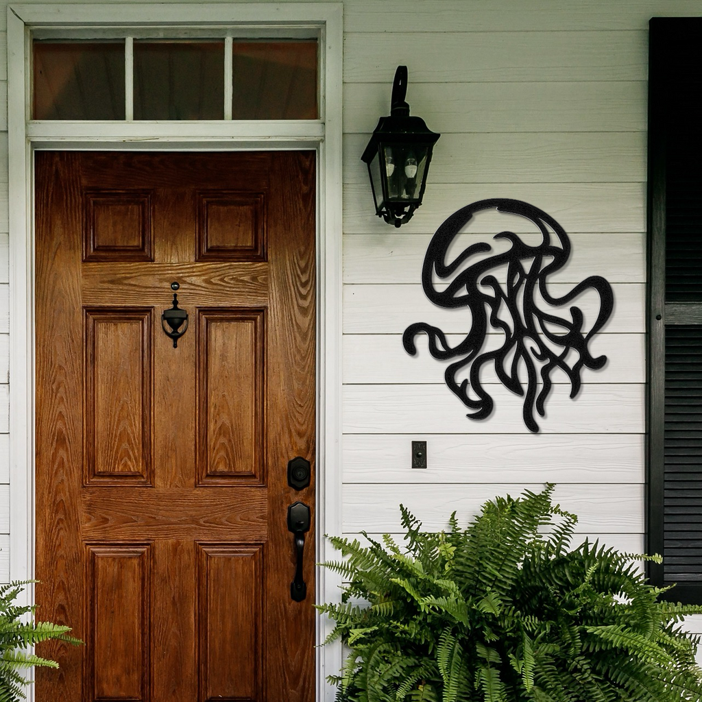 Jellyfish Metal Wall Art