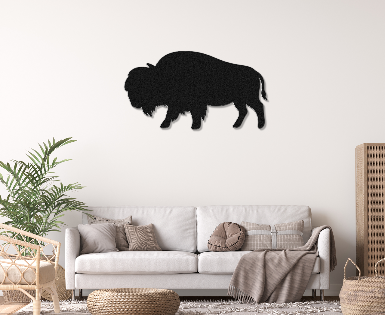 Buffalo Metal Wall Art
