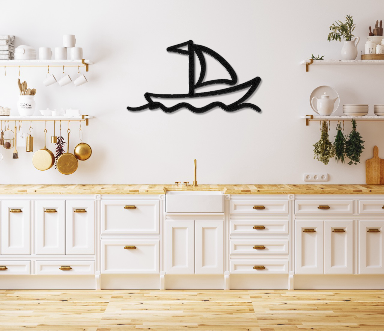 Sailboat Metal Wall Art