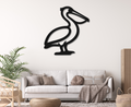 Pelican Metal Wall Art