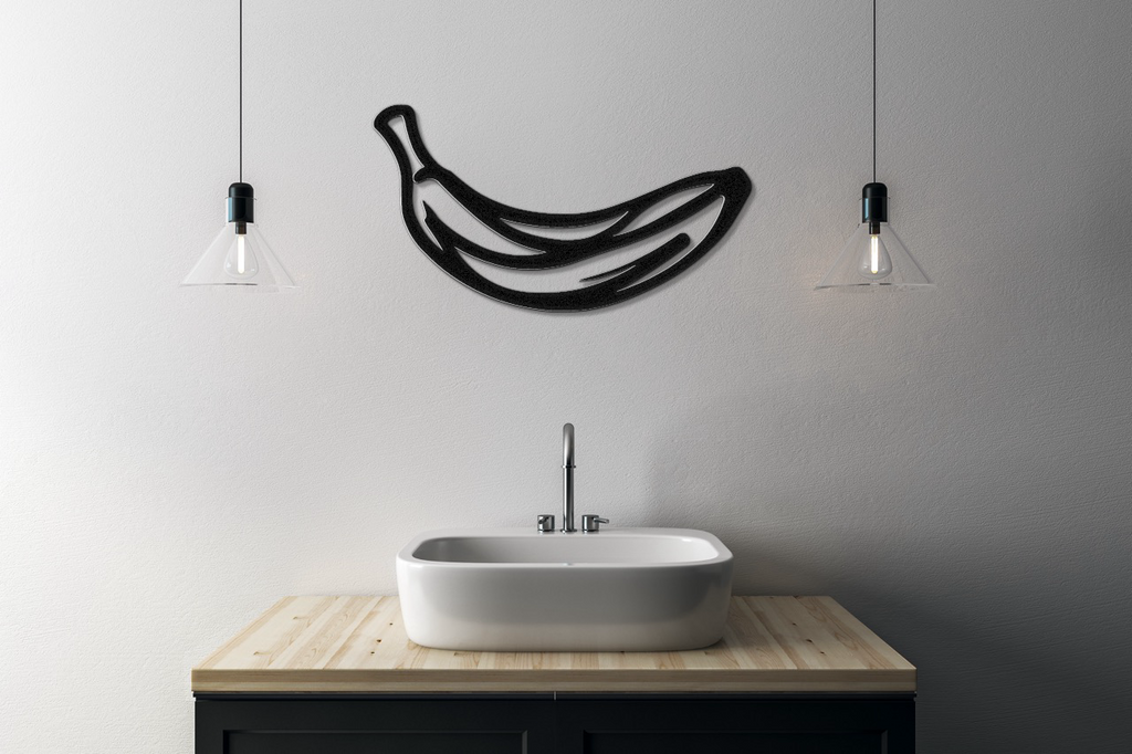 Banana Metal Wall Art