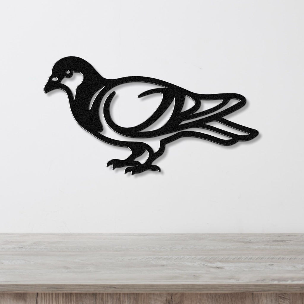 Pigeon Metal Wall Art
