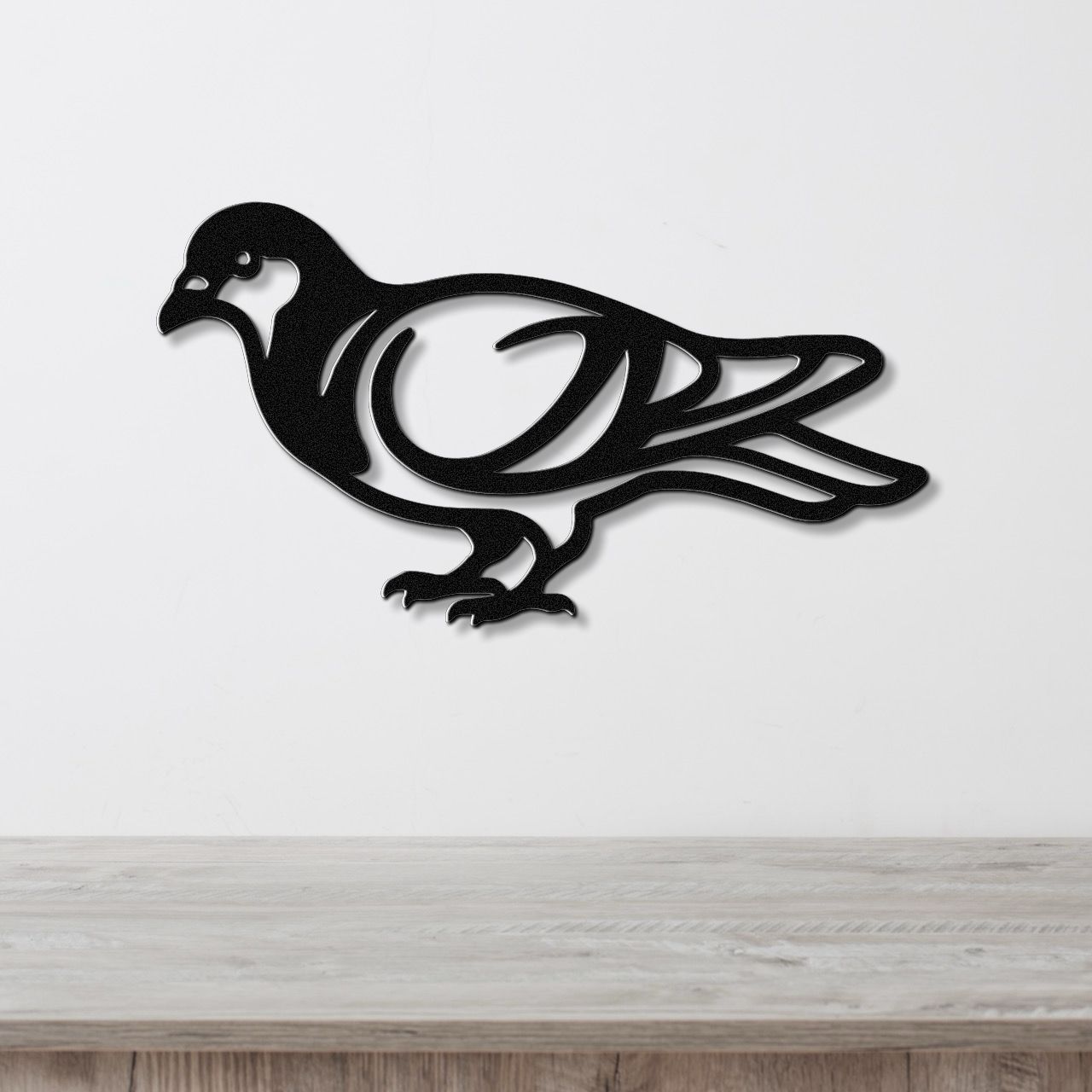 Pigeon Metal Wall Art