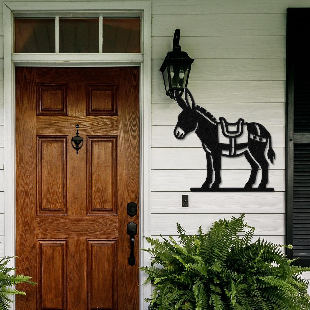 Burro Metal Wall Art