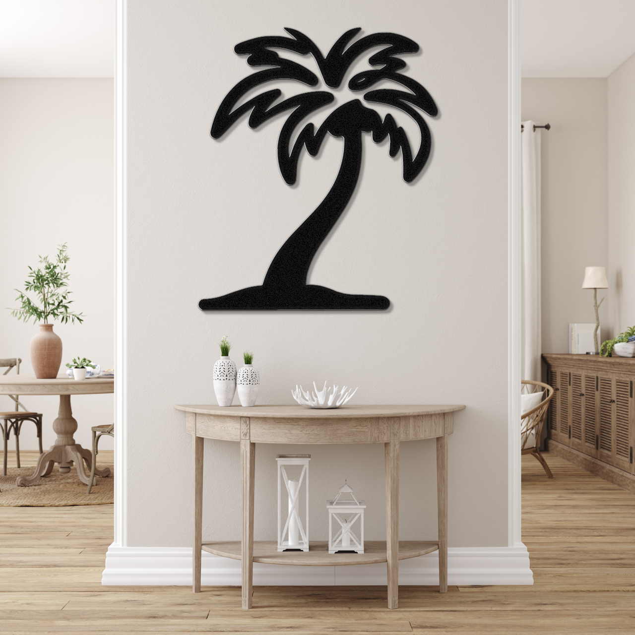 Palm Tree Metal Wall Art