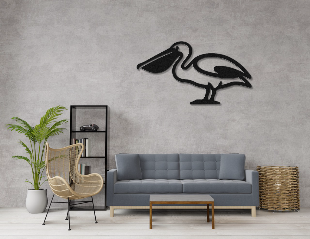 Pelican Metal Wall Art