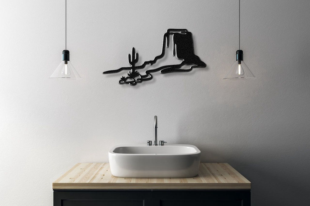 Desert Mesa Metal Wall Art
