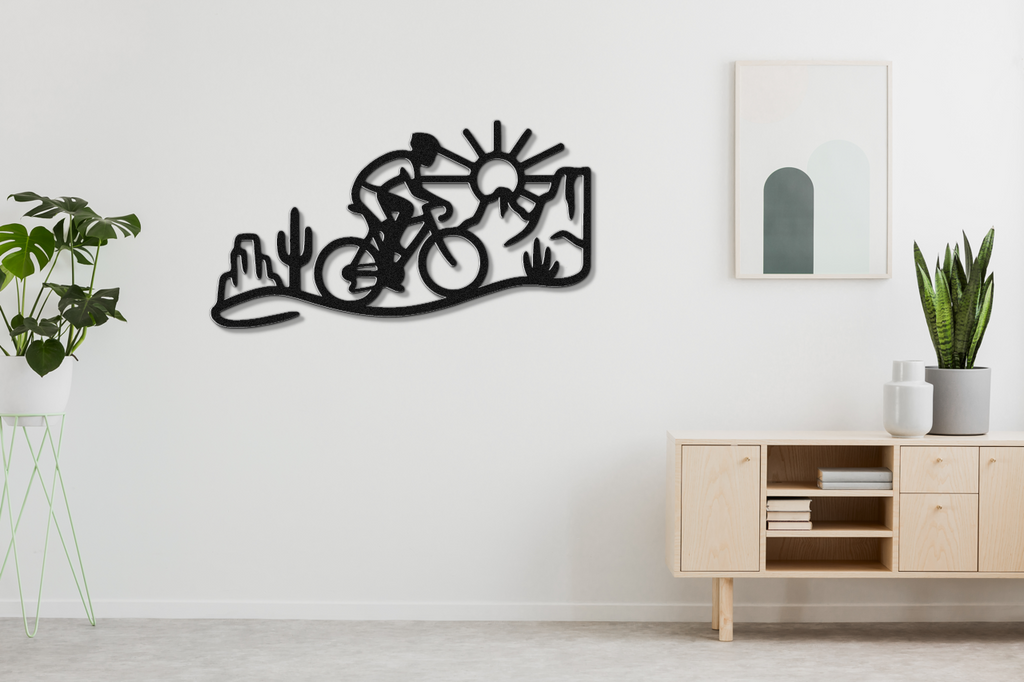 Arizona Cycling Metal Wall Art