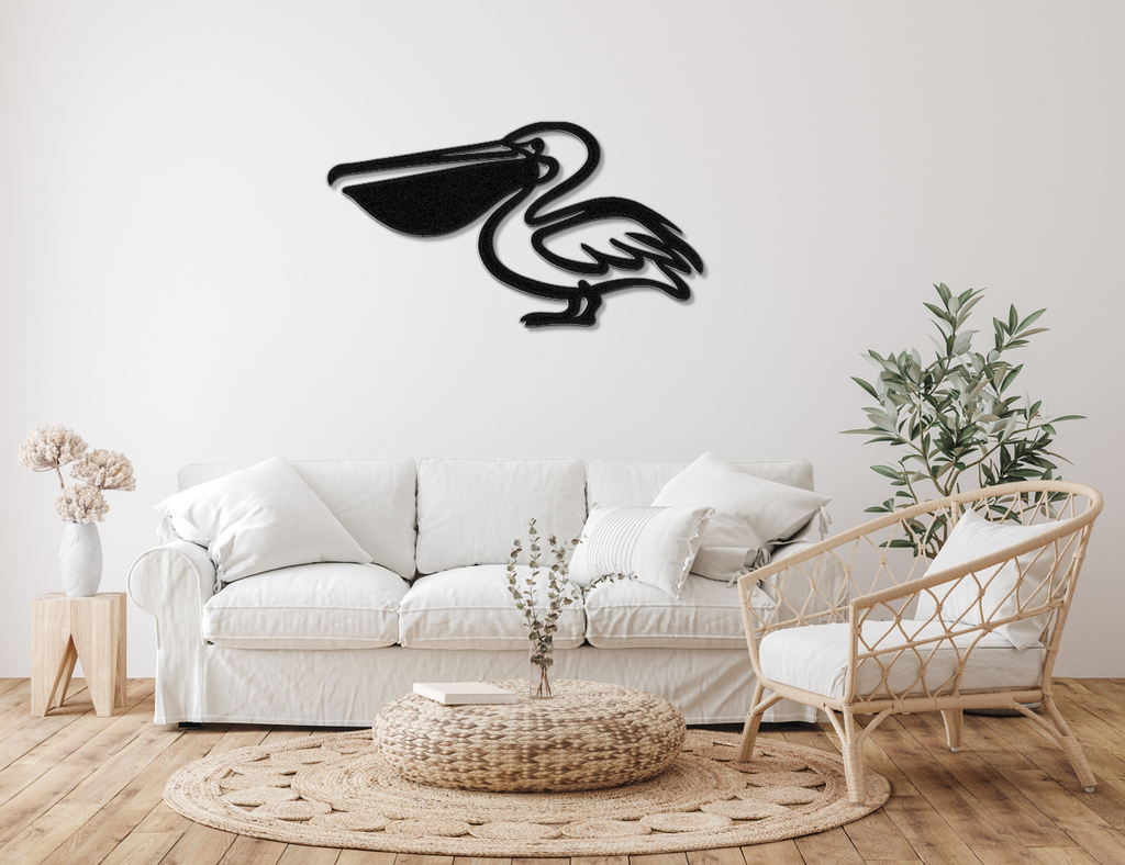 Pelican Metal Wall Art