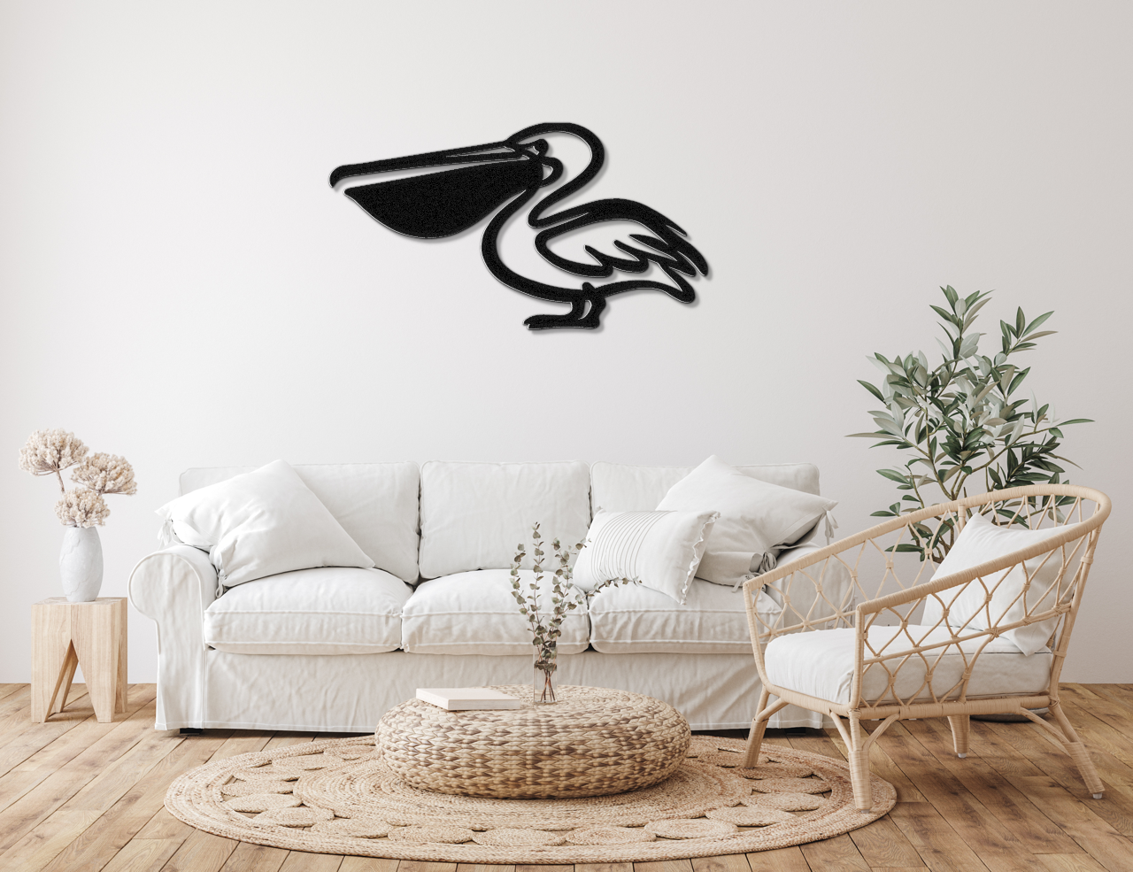 Pelican Metal Wall Art