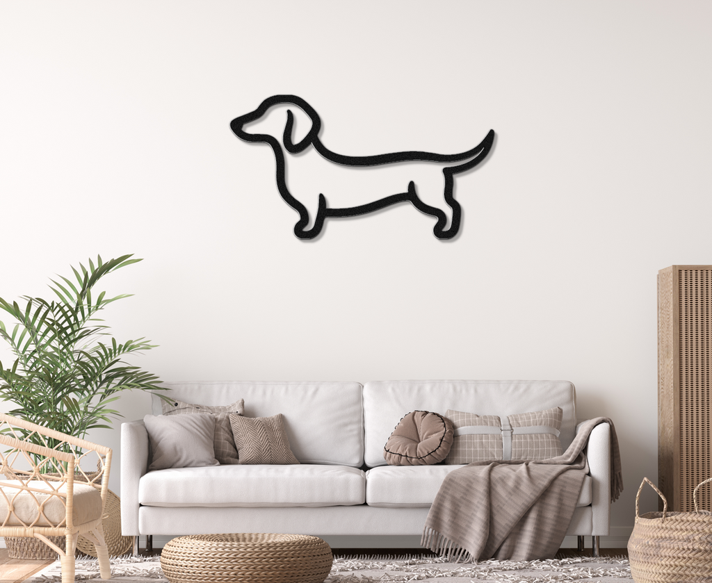 Dachshund Metal Wall Art