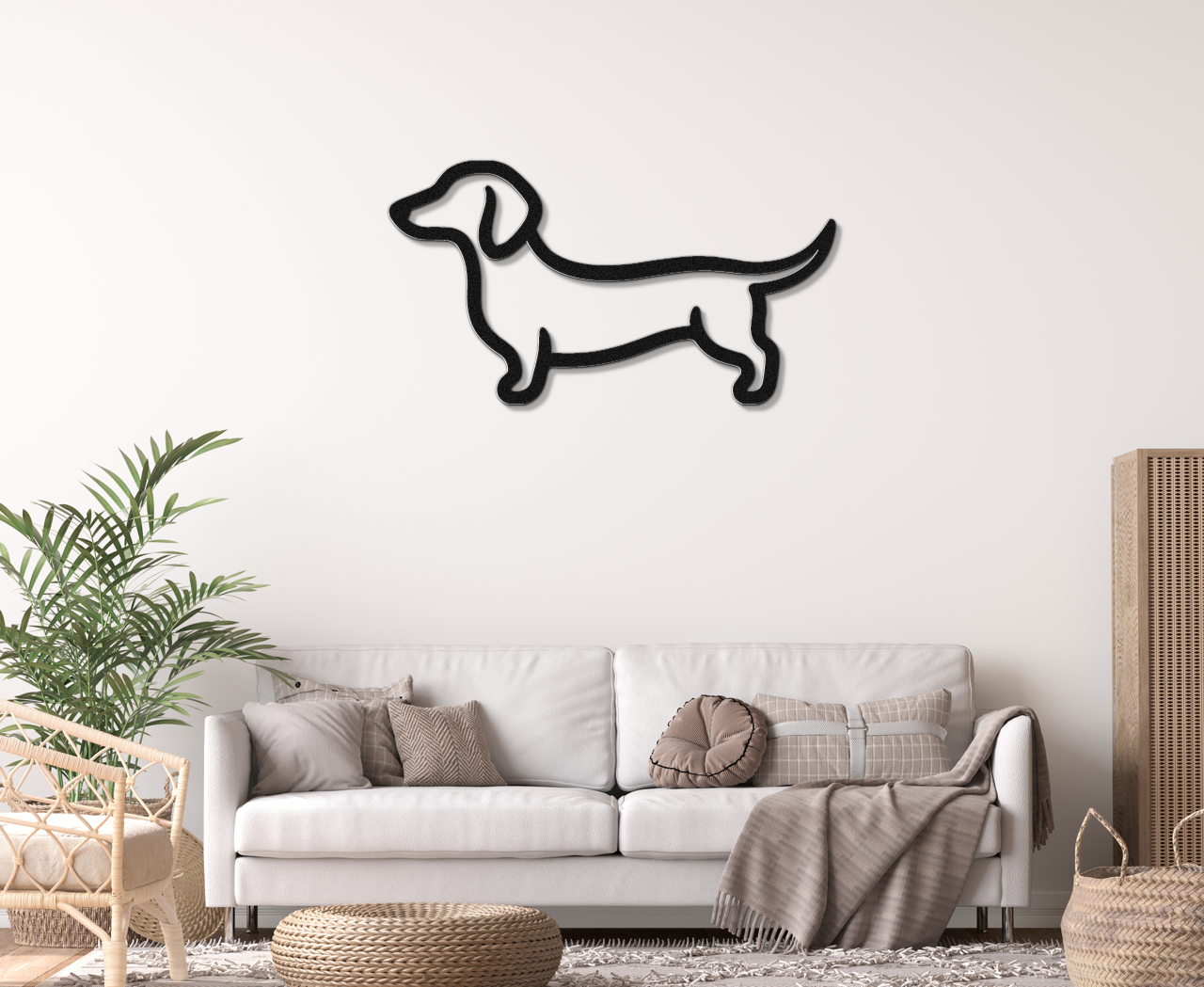 Dachshund Metal Wall Art