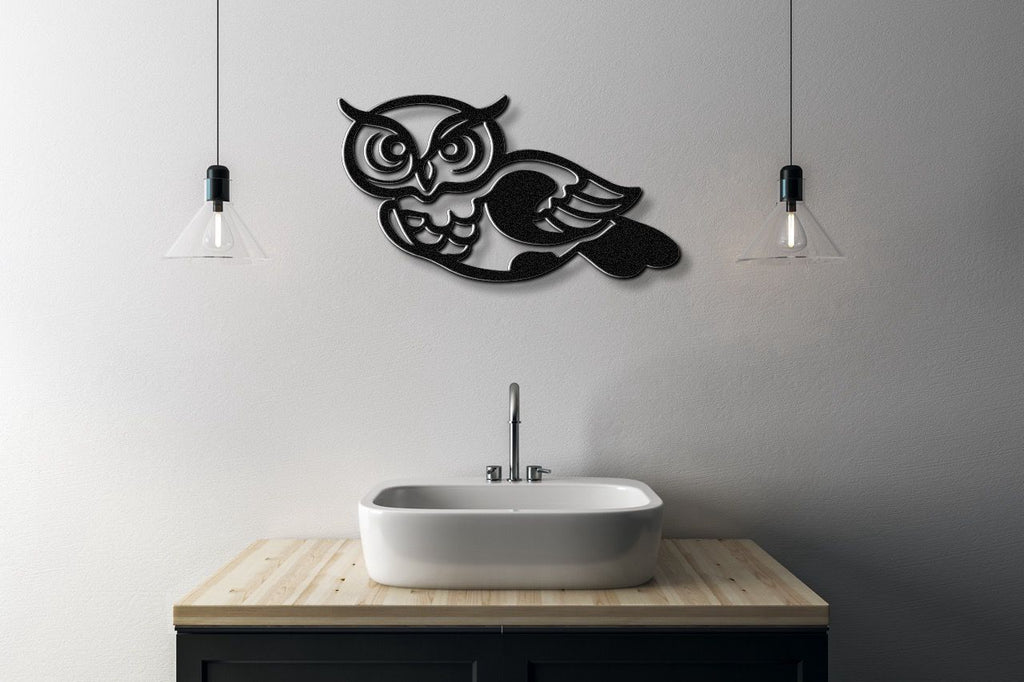 Owl Metal Wall Art