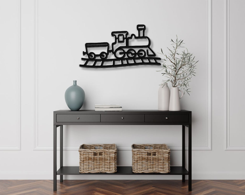 Train Metal Wall Art