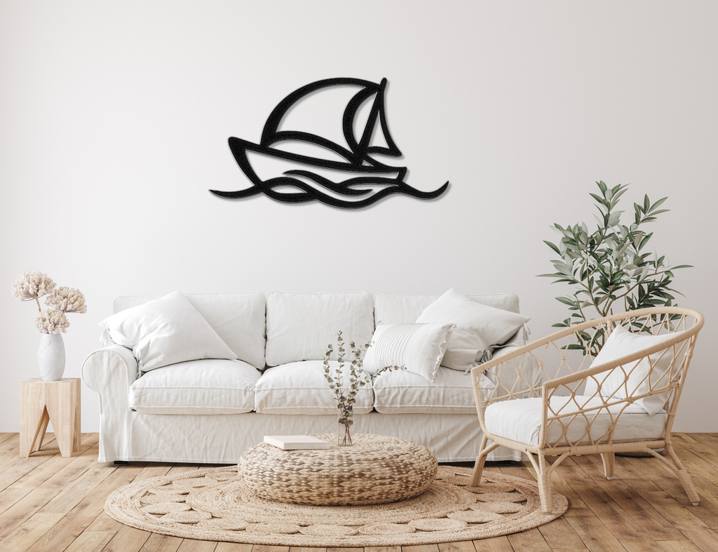 Sailboat Metal Wall Art