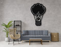 Hot Air Balloon Metal Wall Art