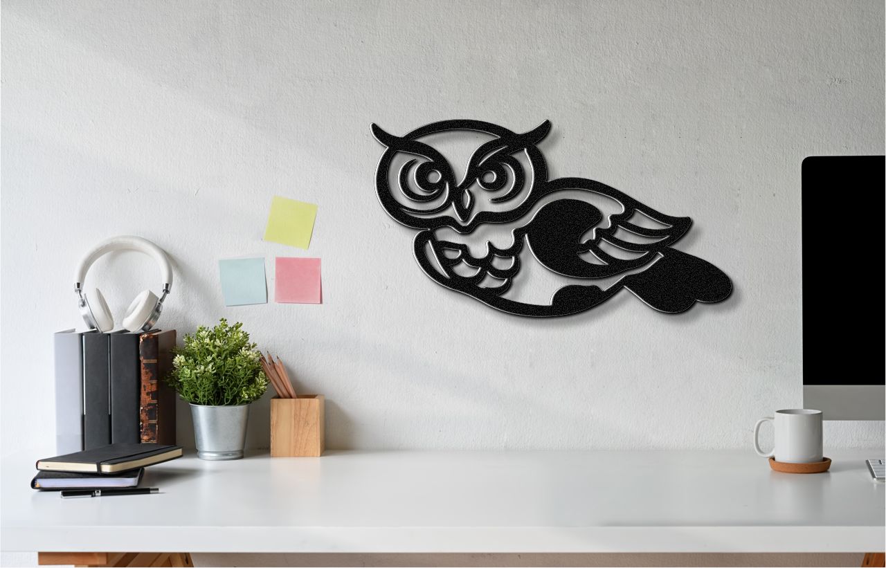 Owl Metal Wall Art