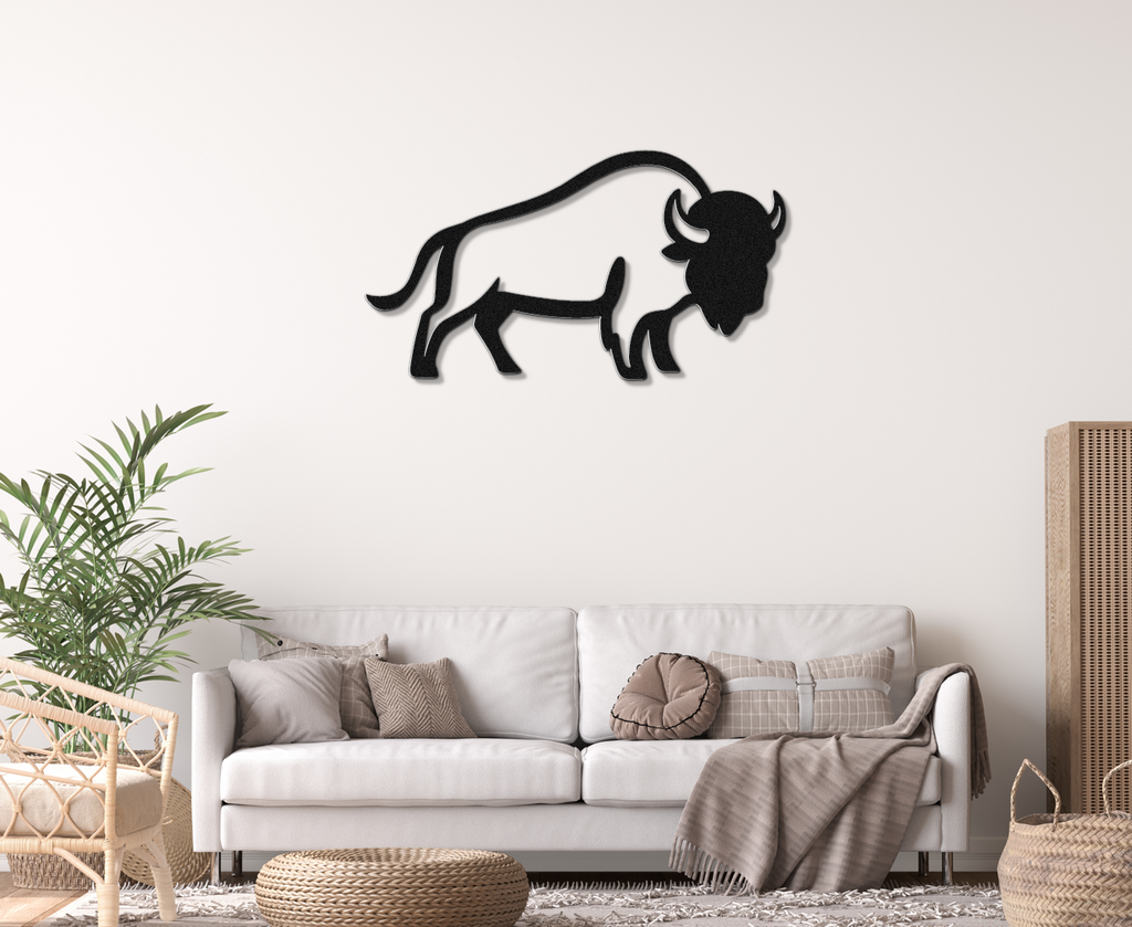 Buffalo Metal Wall Art