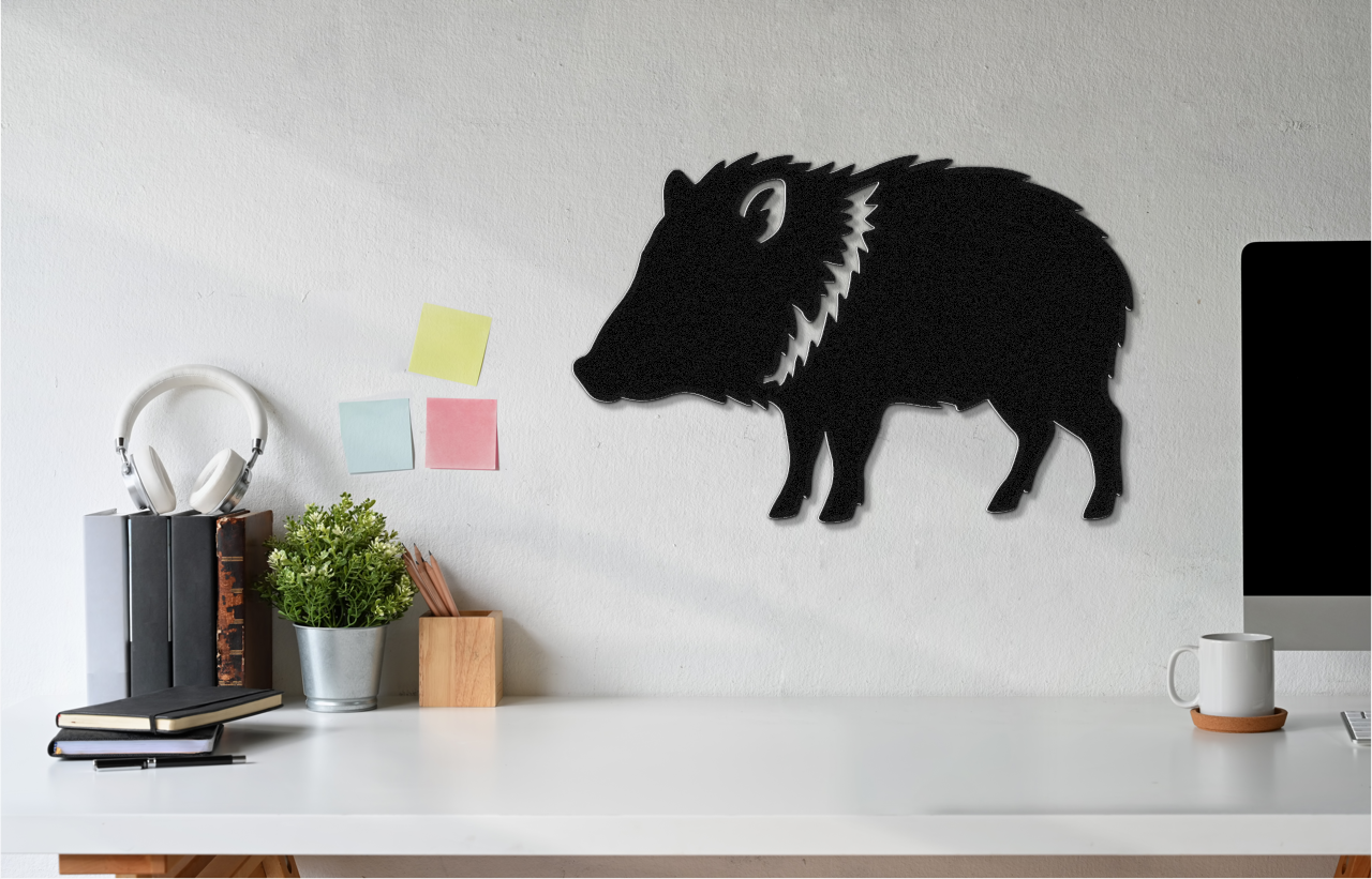 Javelina Metal Wall Art