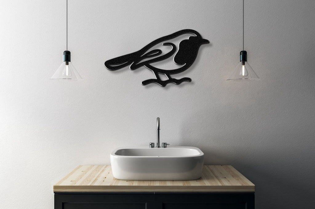Robin Metal Wall Art