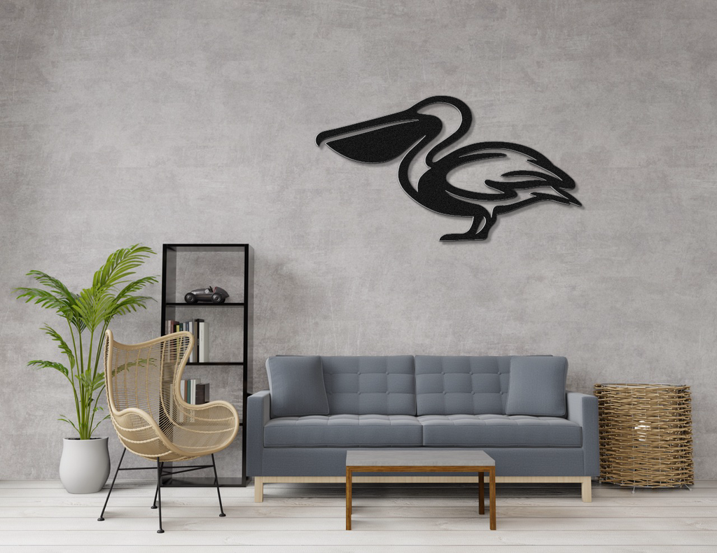Pelican Metal Wall Art