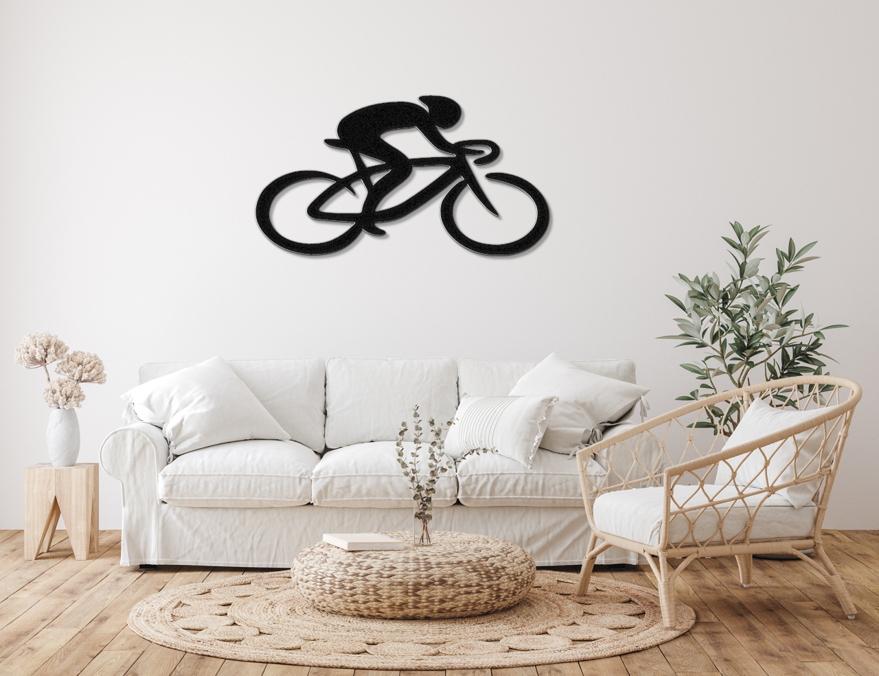 Cycling Metal Wall Art