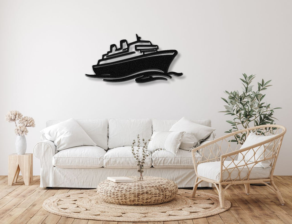 Cruise Ship Metal Wall Art