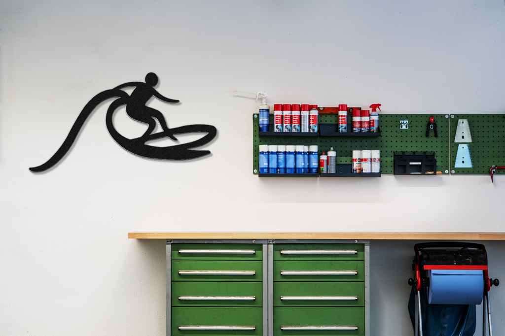 Surfer Metal Wall Art