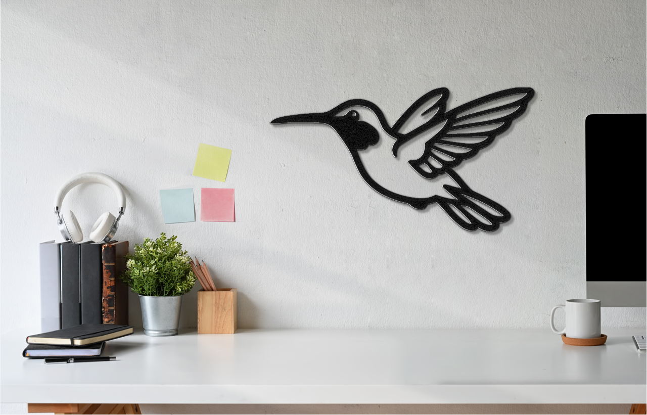 Hummingbird Metal Wall Art