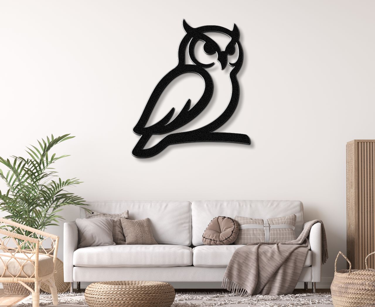 Owl Metal Wall Art