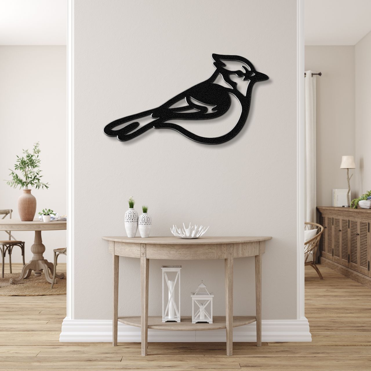 Blue Jay Metal Wall Art