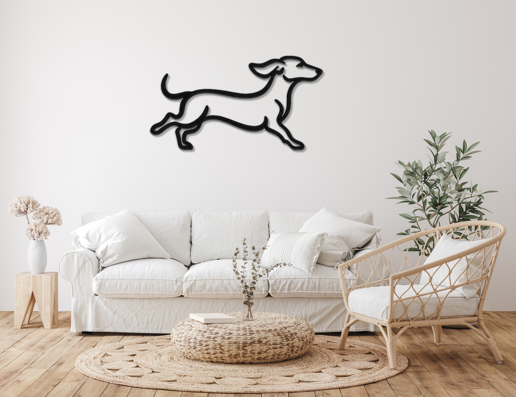 Dachshund Metal Wall Art