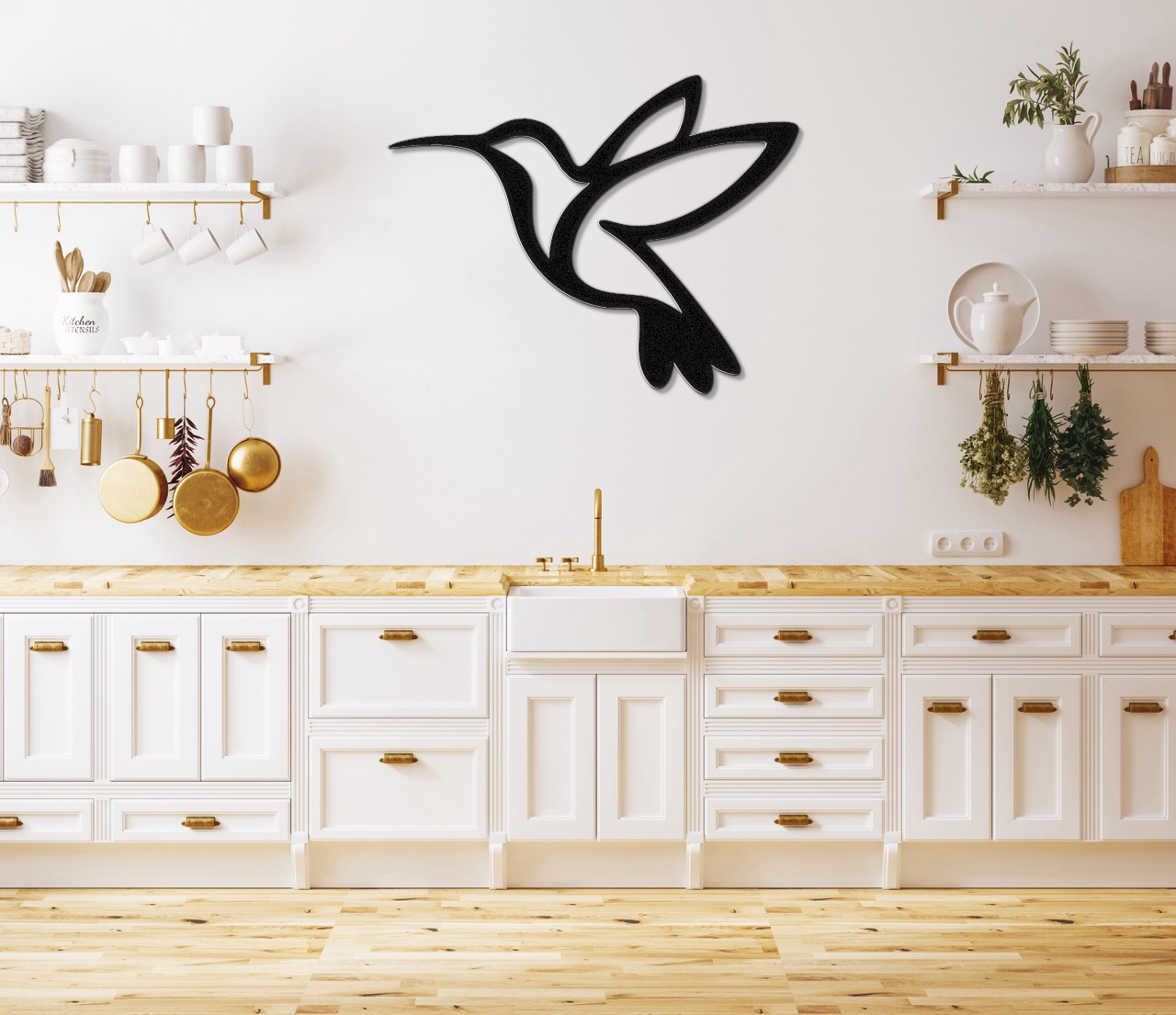 Hummingbird Metal Wall Art