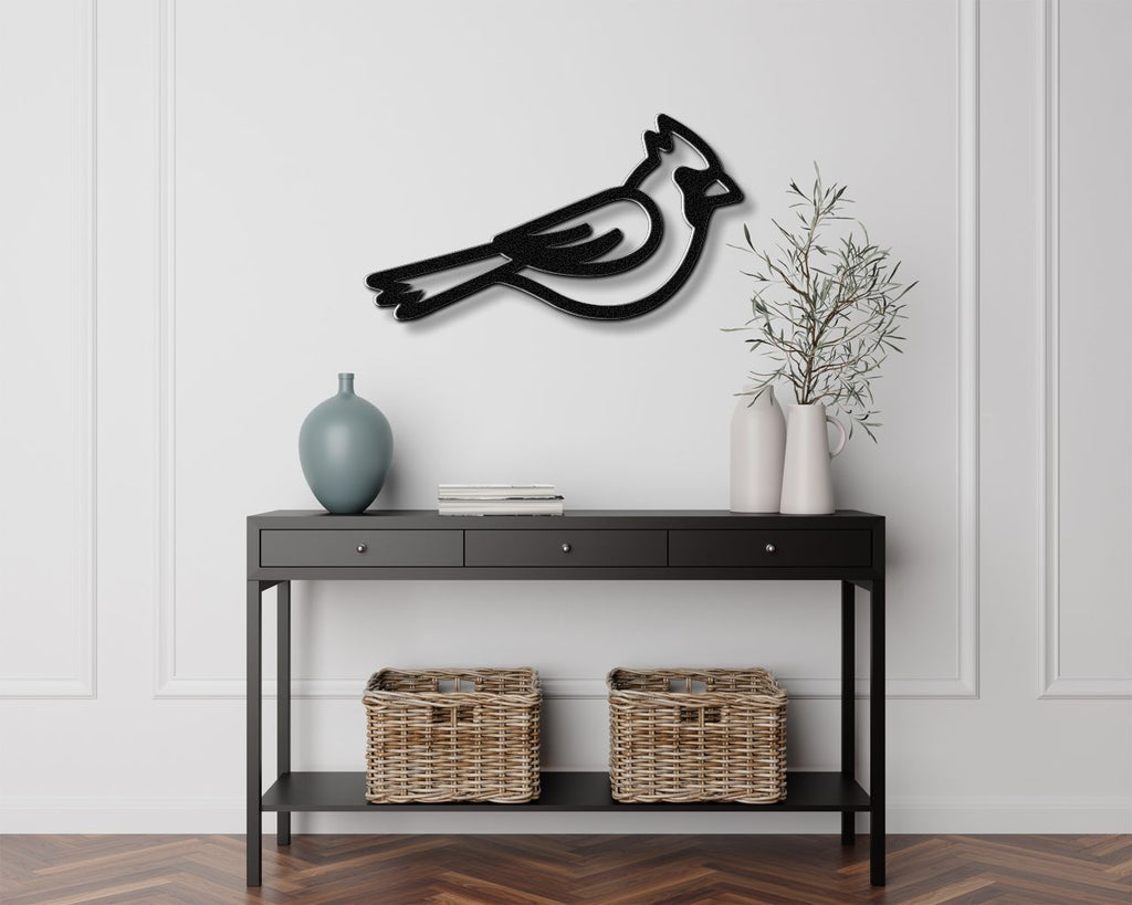 Cardinal Metal Wall Art